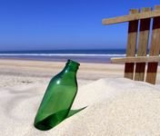 pic for bottle on beach  